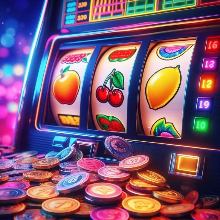 မိုဘိုင်းဖုန်းမှ Online Slots ကစားနေသောပုံ